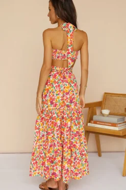Wattlebush Maxi Skirt Red