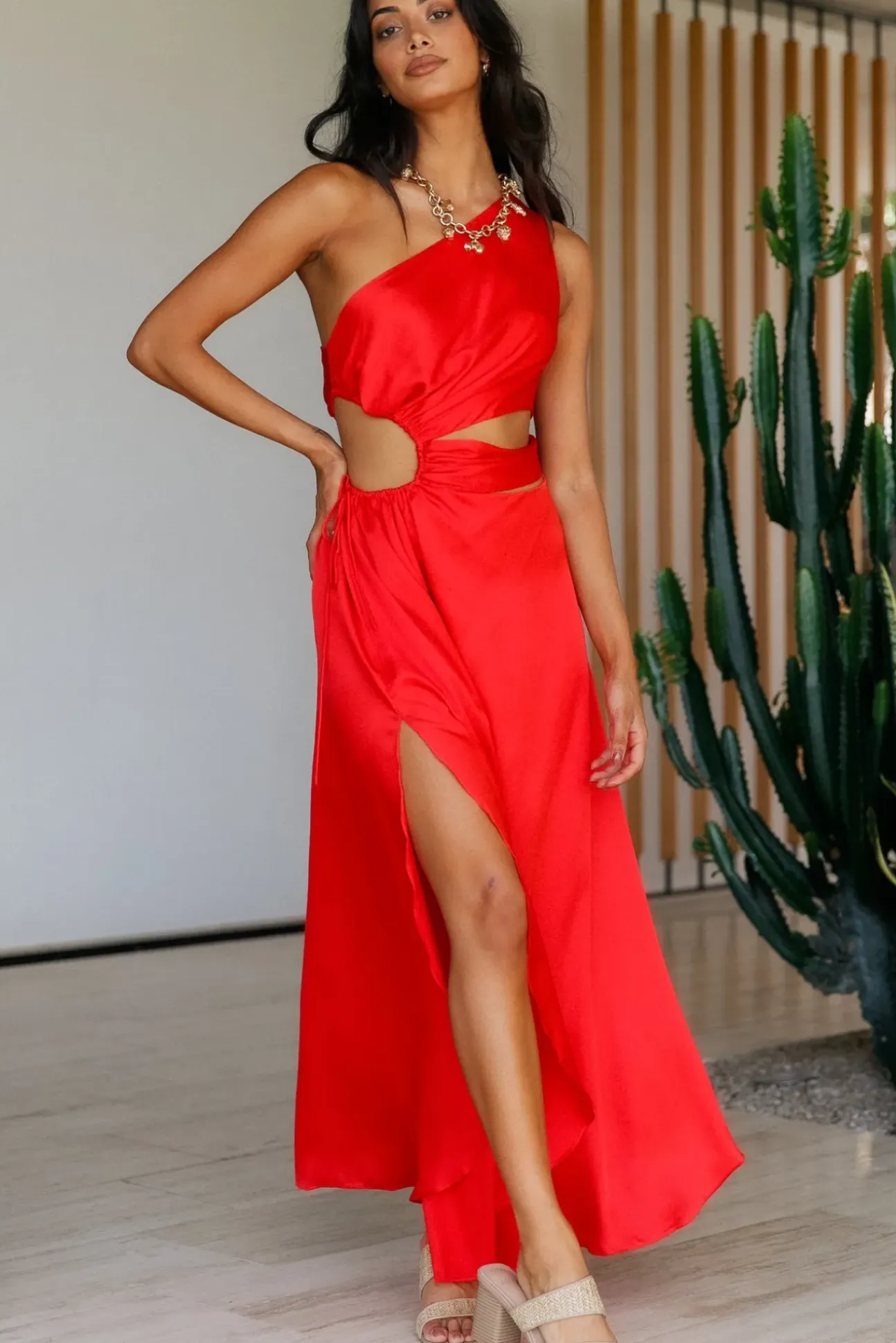 We Got This Feeling Maxi Dress Red