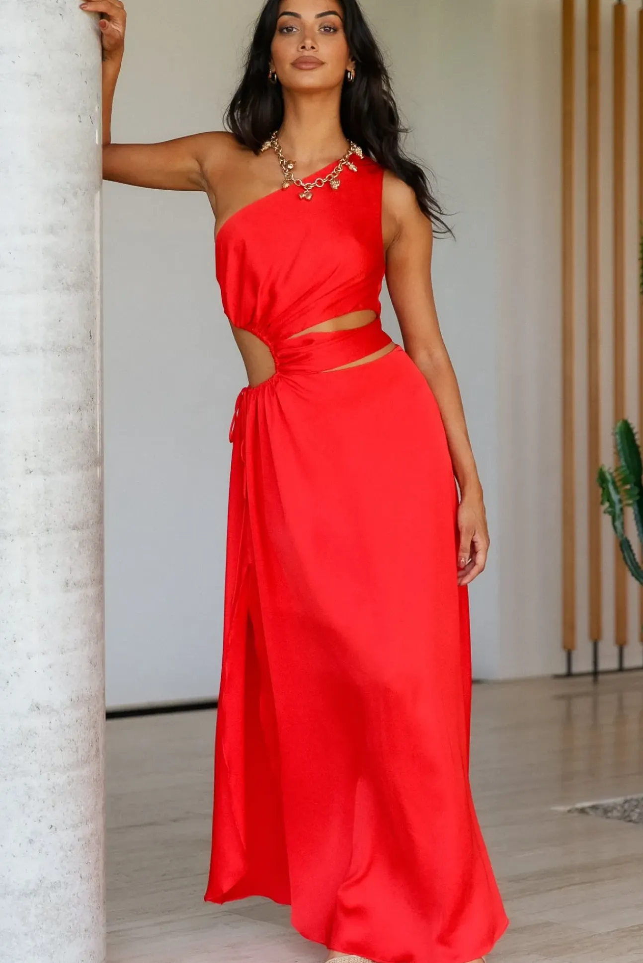 We Got This Feeling Maxi Dress Red