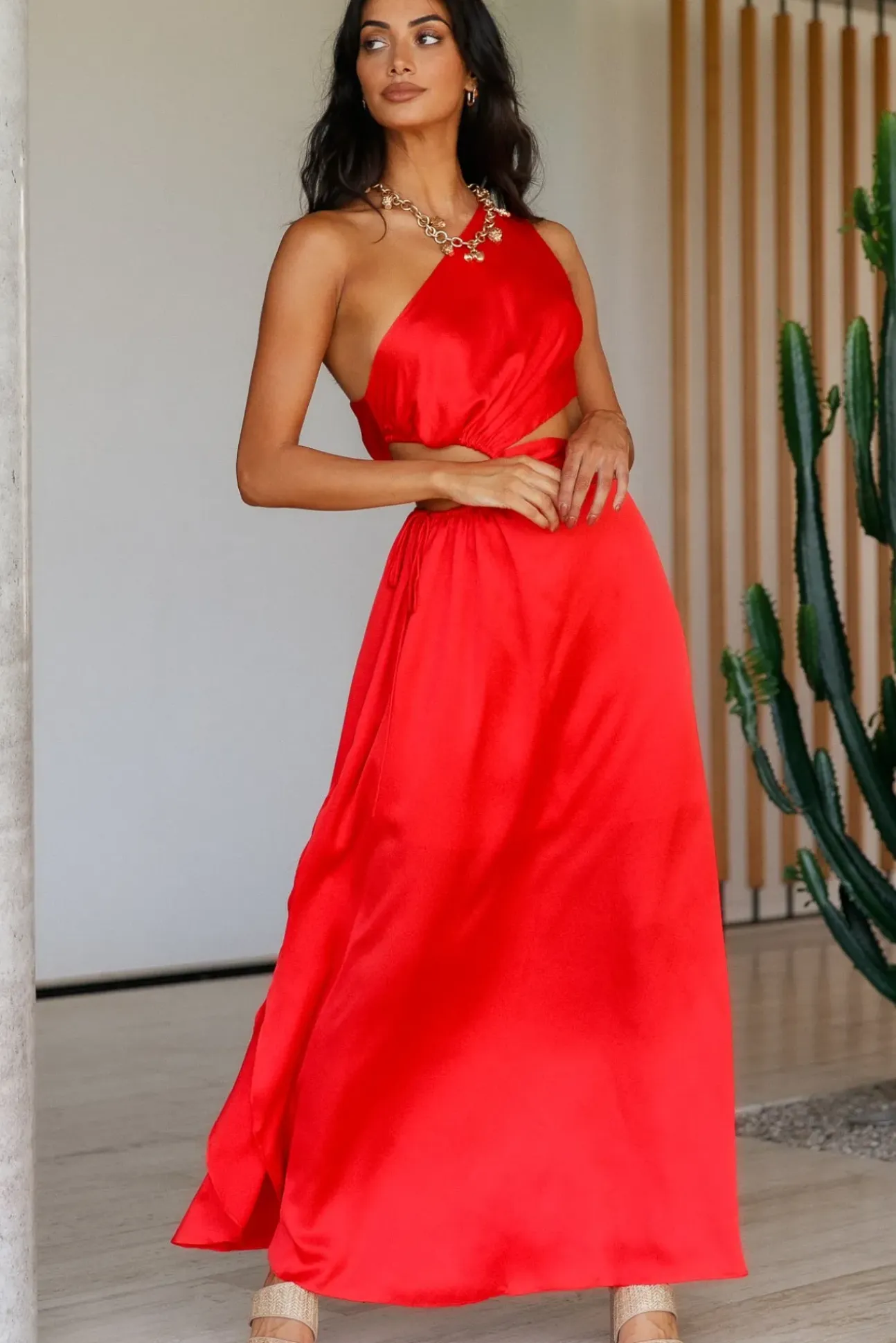 We Got This Feeling Maxi Dress Red