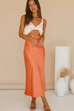 When You Breathe Maxi Dress Orange