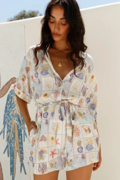 Where It Begins Romper Multi