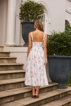 Whimsical Charm Maxi Dress Print