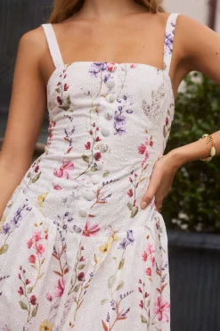 Whimsical Charm Maxi Dress Print