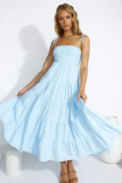 Wish You Would Maxi Dress Blue