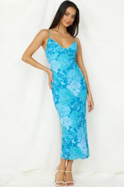 With Grace Maxi Dress Blue