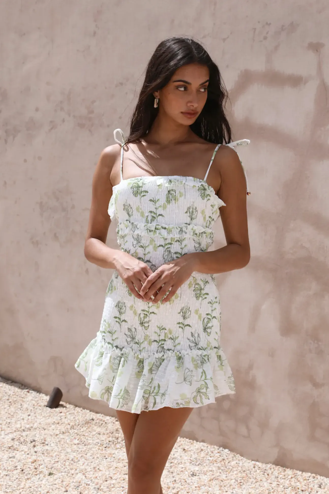 Woodlands Dress Green