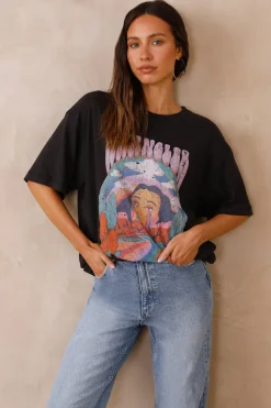 WRANGLER Slouch Tee Rainbow Tears