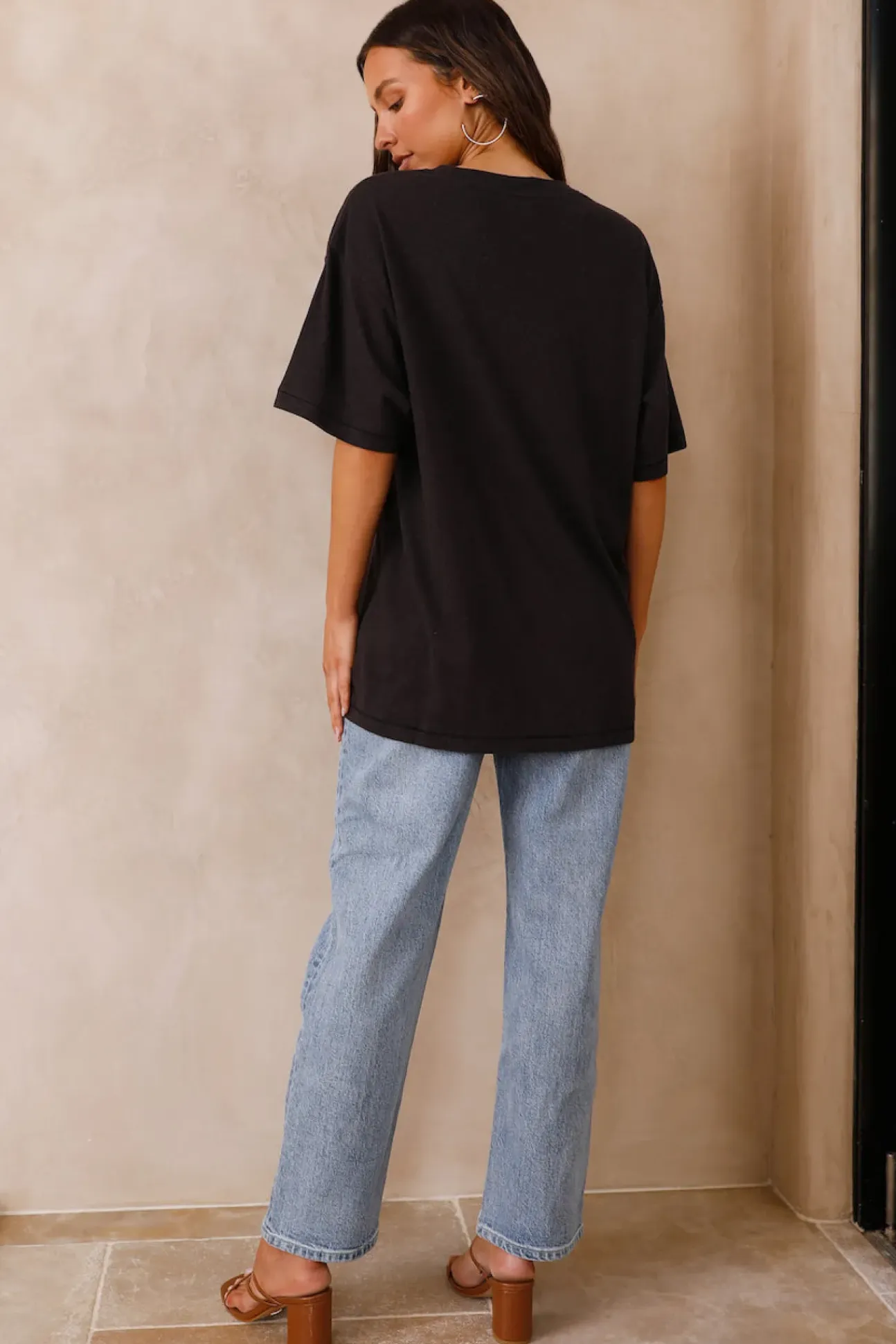 WRANGLER Slouch Tee Rainbow Tears