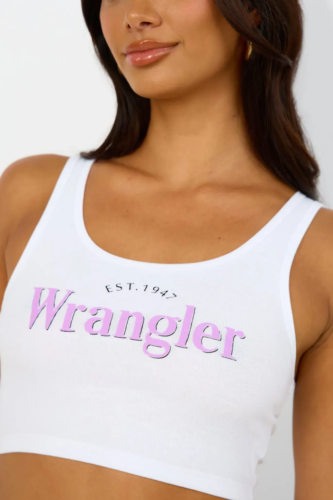 WRANGLER The Reaction Tank White Lilac