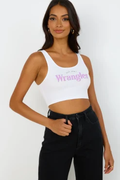 WRANGLER The Reaction Tank White Lilac