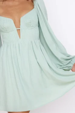 You Are My World Dress Sage