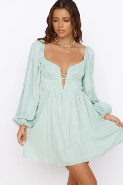 You Are My World Dress Sage