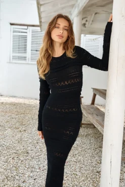 Your Gratitude Maxi Dress Black
